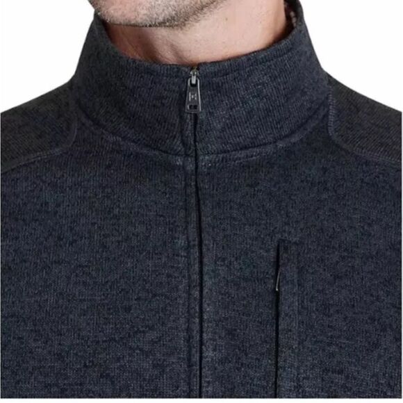 Ralph Lauren Chaps Mens XL Heather Grey Fleece Zip Vest Layer Gift Dad FAST SHIP - Picture 4 of 13